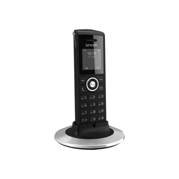 SNOM M25 VoIP telefon svart - Batteritid 420 min - Handsfree - Katalog 50 namn och nummer