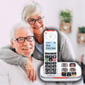 Miniatyrbild 2 av 4: Swissvoice Xtra 2355 Duo trådlös telefon för seniorer med telefonsvarare, stor bakgrundsbelyst skärm, stora knappar och funktioner