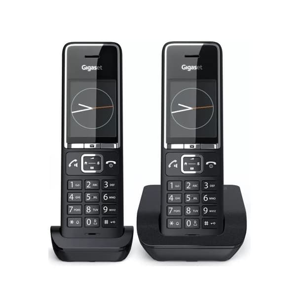GIGASET Sladdlös telefon Comfort 550 Duo Svart