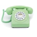Miniatyrbild 1 av 4: Retro knapptelefon - GPO - 746 - Grön - Kompatibel med internetbox - Klockringning
