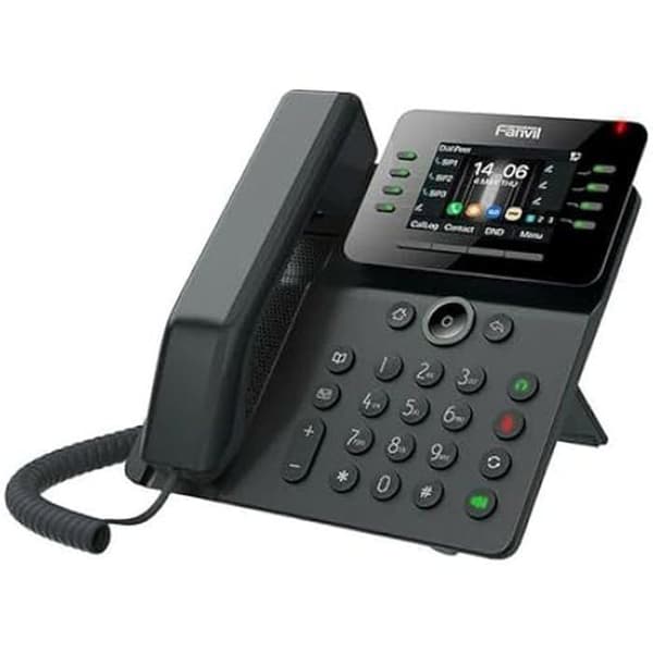 Fanvil V63 VoIP-telefon 6 SIP-linjer 2xGb PoE utan ström
