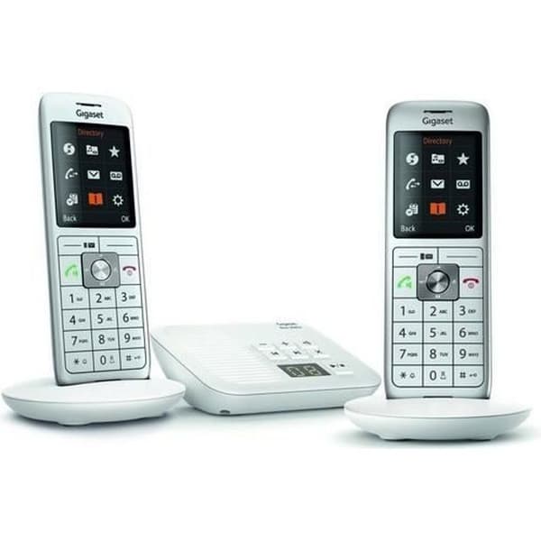 GIGASET fast telefon CL 660 A Duo White Grå