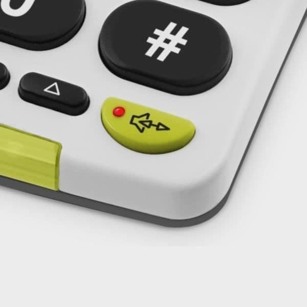 Telefon med sladd med stora knappar DORO 312 cs
