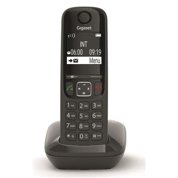 Trådlös telefon - GIGASET - Gigaset As690hx - Svart - DECT - Handsfree