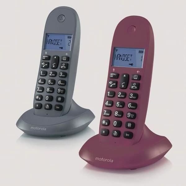 Motorola C1002LB Duo LCD DECT fast telefon