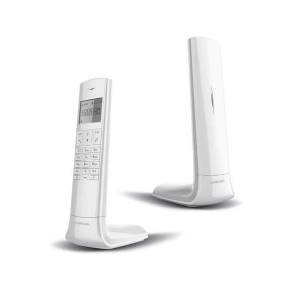Logicom Luxia 150 Solo trådlös telefonsvararmaskin vitgrå