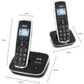 Miniatyrbild 2 av 4: SPC 7609N DECT DUO Telefon Stora knappar AG20 ID LCD E