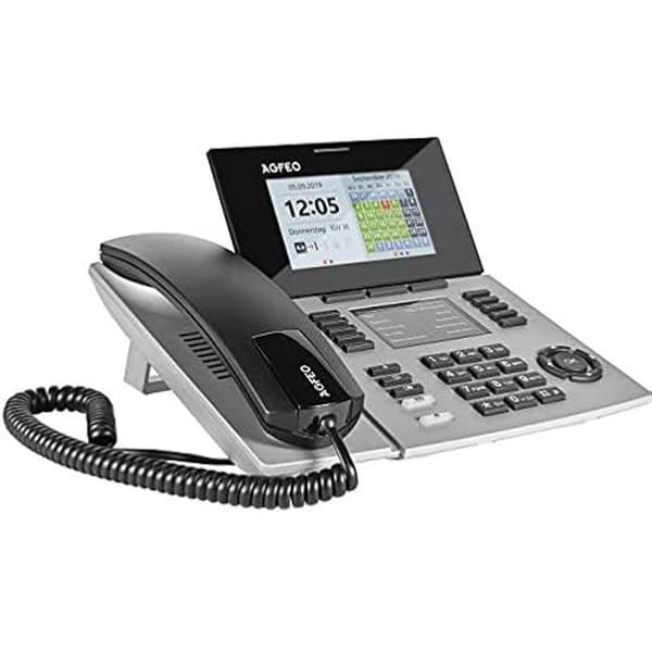 Fast telefon - AGFEO - ST 56 - Silver - LCD - Grå