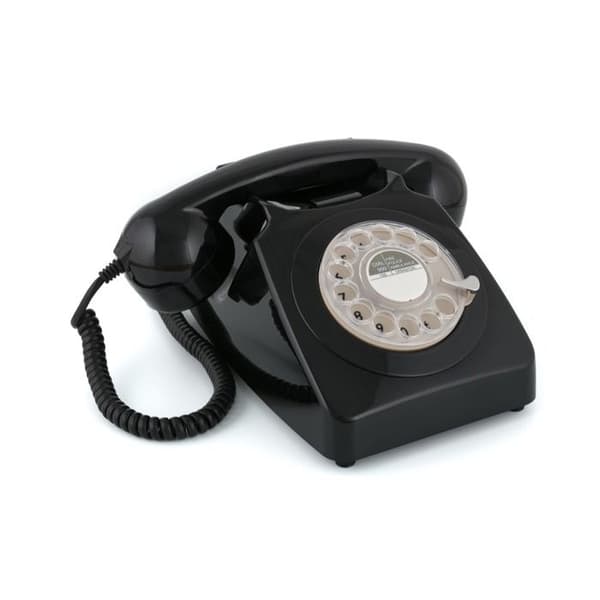 Engelsk telefon 746 - GPO Svart