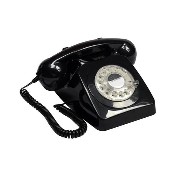 Engelsk telefon 746 - GPO Svart