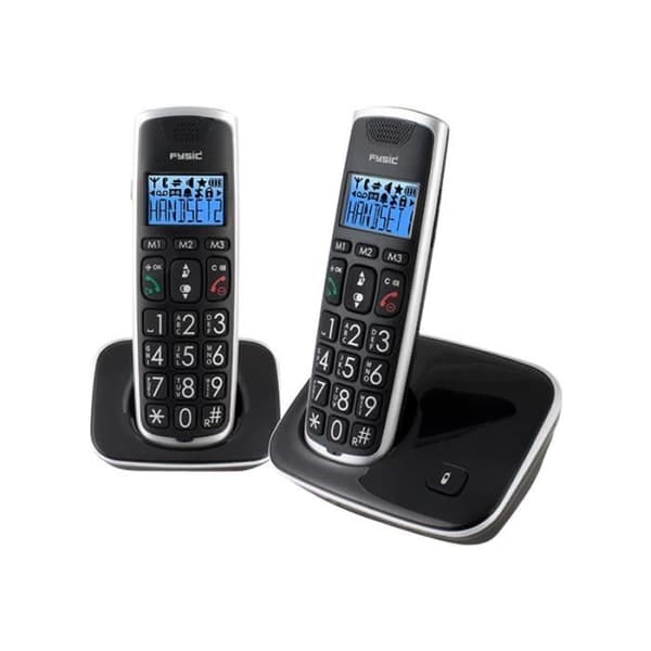 Fysic FX-6020 sladdlös telefon med DECT\GAP nummerpresentation + extra handenhet
