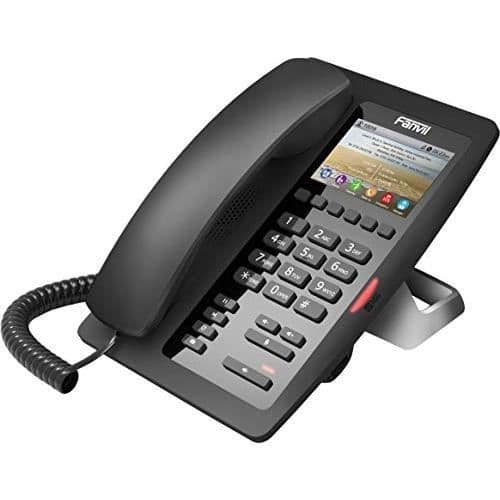 FANVIL X3P 2-LINE VOIP SIP PHONE H5-HOTEL Svart