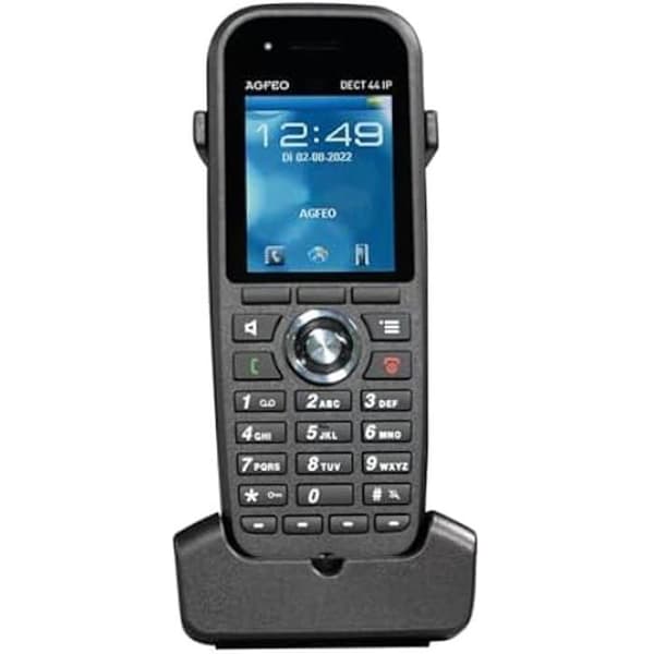 Trådlös telefon - AGFEO - DECT 44 IP - Handsfree - Nummerminne - DECT-teknologi