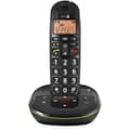 Miniatyrbild 3 av 6: DORO PhoneEasy 105wr trådlös telefon med telefonsvarare och nummerpresentation - svart