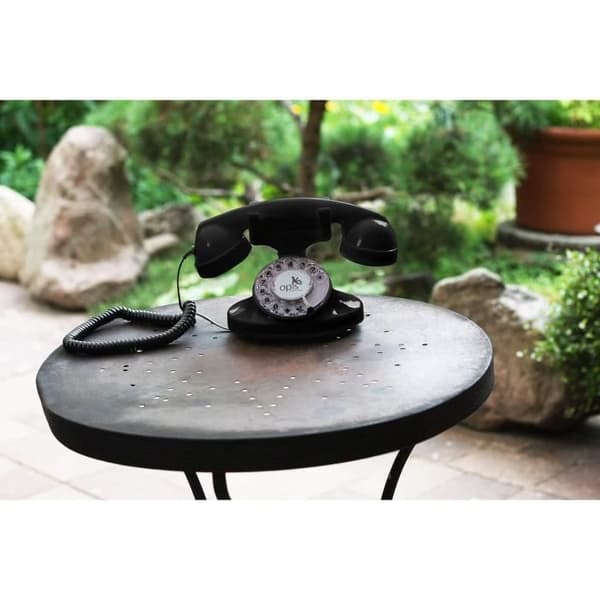 Telefon Vintage Opis FunkyFon Kabel Noir