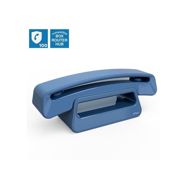 Alcatel Epure Iconic - Trådlös DECT Telefon - Vintage Design - Blå