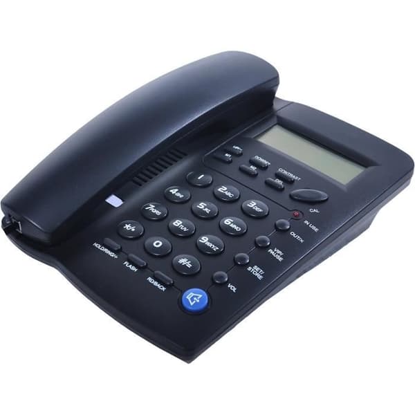 Trådlös telefon ORNIN Y043 med högtalare, display och samtalsidentifiering svart