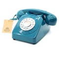 Miniatyrbild 1 av 4: Retro knapptelefon - GPO - 746 - Azur - Kompatibel med internetbox - Klockringning
