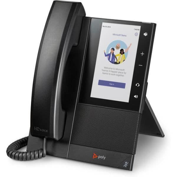 Poly CCX 505 - För Microsoft Teams - VoIP-telefon - SIP, PSTN, RTP, SRTP, SDPPOLY CCX 505 Professional Multimedia Phone för