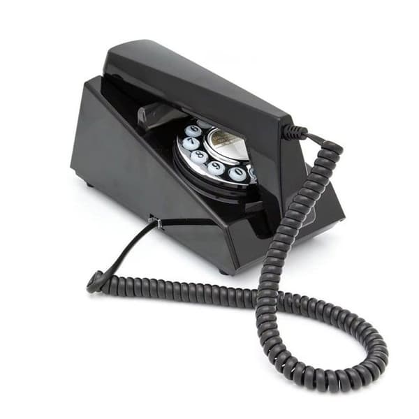 GPO Trim Black - Vintage tryckknappstelefon