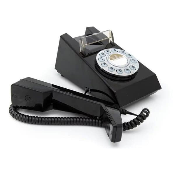 GPO Trim Black - Vintage tryckknappstelefon