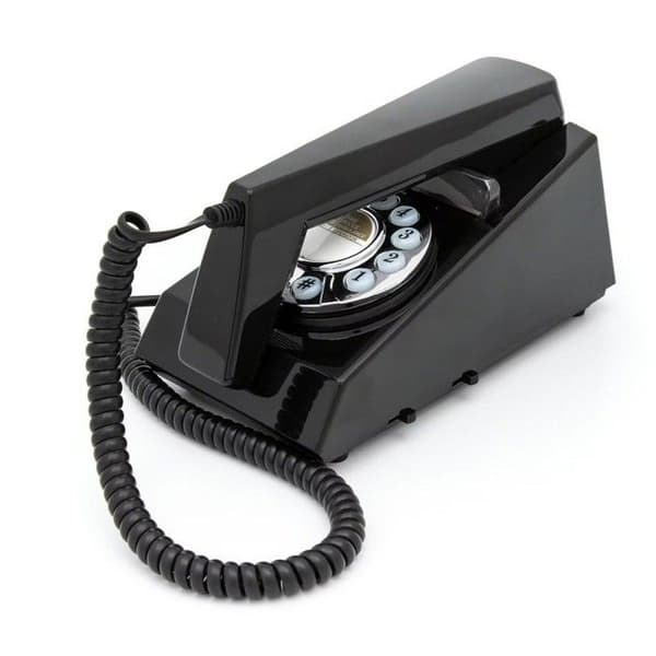 GPO Trim Black - Vintage tryckknappstelefon