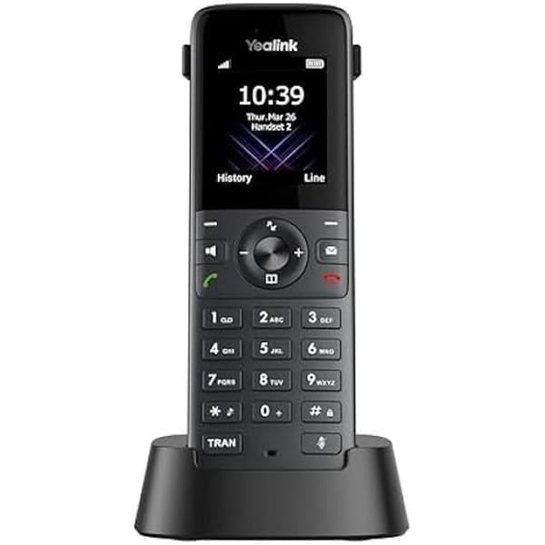 Trådlös telefon - YEALINK - W74H - VoIP - Svart - Handsfree