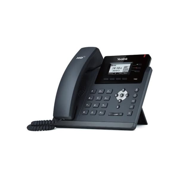Yealink T40G VoIP-telefon - handsfree, röstbrevlåda, nummerpresentation, svart
