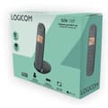 Miniatyrbild 5 av 6: Fast trådlös telefon - LOGICOM - DECT ILOA 155T SOLO - Svart - Med telefonsvarare