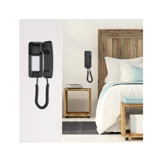 GIGASET Telefon med sladd DESK 200 Svart
