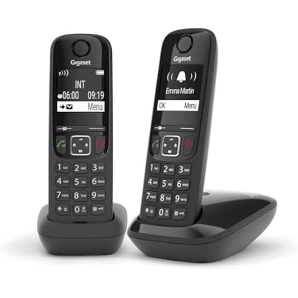 Trådlös telefon - GIGASET - AS690 Duo - Högtalarfunktion - Österrikisk version - Ej kompatibel i Tyskland