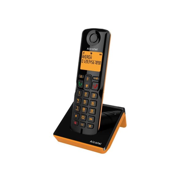 Trådlös Telefon Alcatel S280 Gul Svart, Orange