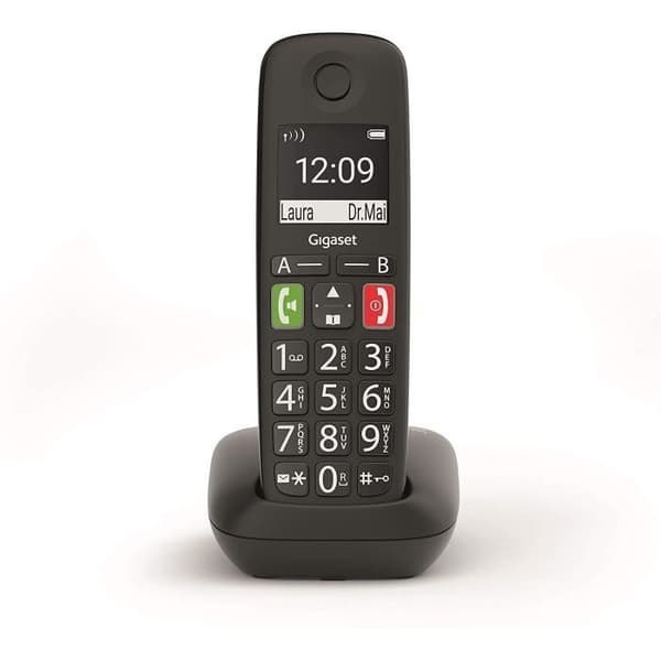 Gigaset E290 trådlös telefon - Höga ringsignaler, stora nummer och snabbvalsknappar