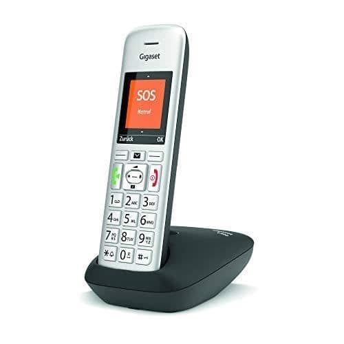 Trådlös telefon - GIGASET - E390 - Vit - DECT - Inbyggd telefonsvarare Vit