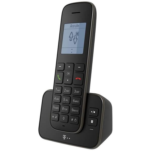 Deutsche Telekom Telekom Sinus 207 Pack Mobiltelefonpaket och Laddstation Svart - 4897027121902