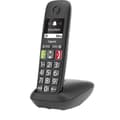 Miniatyrbild 3 av 4: Trådlös telefon - GIGASET - E290 - 21 ringsignaler - Katalog 150 namn - Handsfree - Svart