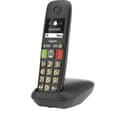 Miniatyrbild 4 av 4: Trådlös telefon - GIGASET - E290 - 21 ringsignaler - Katalog 150 namn - Handsfree - Svart