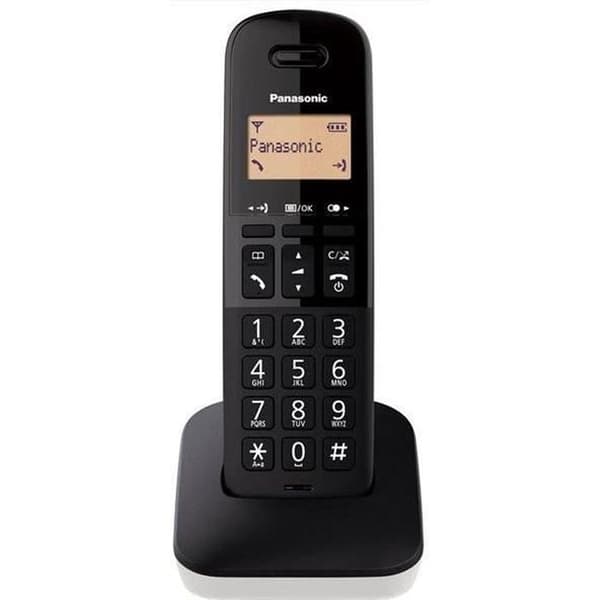 Panasonic KX-TGB610JTW, Analog/dekt telefon, Trådlös telefon, 50 poster, Nummerpresentation, Svart, Vit Svart, Vit