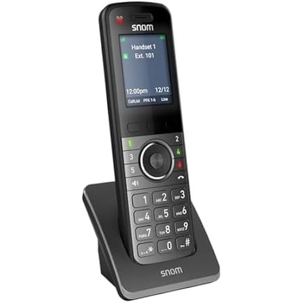 SNOM M55 DECT extra handenhet - Hög upplösning - Intensiva färger - Intuitiv användning