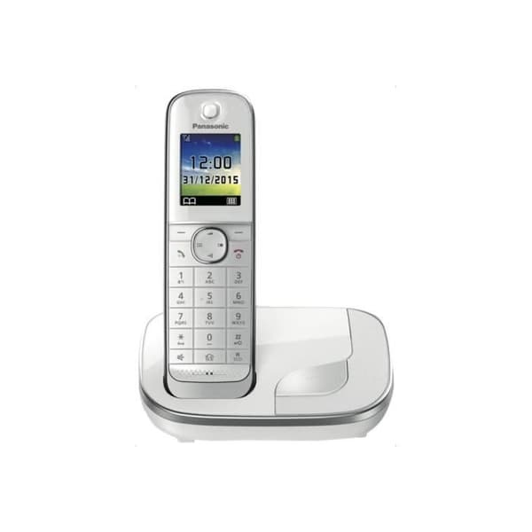 Panasonic KX-TGJ310GW trådlös telefon med DECT nummerpresentation Vit