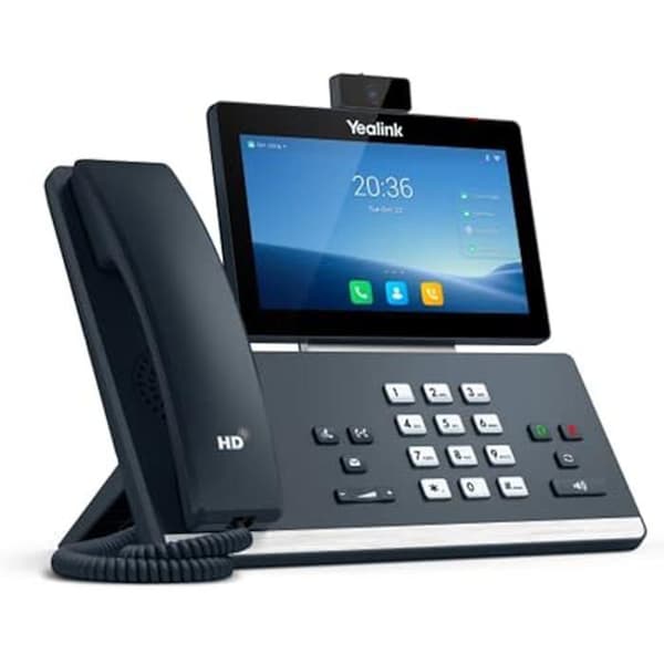 Yealink SIP-T58W IP-telefon med kamera - 7" justerbar pekskärm - 5 MP HD-kamera