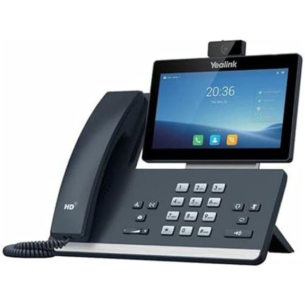 Yealink SIP-T58W IP-telefon med kamera - 7" justerbar pekskärm - 5 MP HD-kamera
