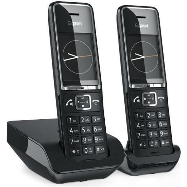 TELEFON, Telefoner, Trådlös telefon, Gigaset Gigaset Comfort 550 Duo Svart