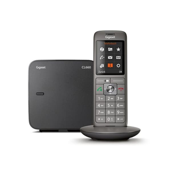 Trådlös Telefon Gigaset CL660A Duo Grå Antracitgrå