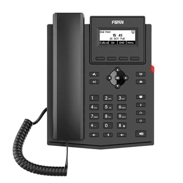 BRUGT Fastnettelefon Fanvil Sort (Refurbished A) Sort