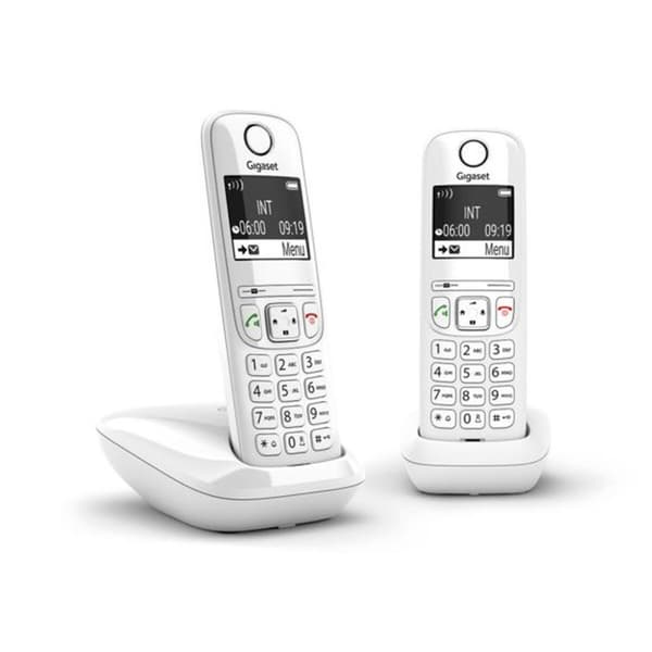 Trådløs telefon Gigaset AS690 Duo Hvid
