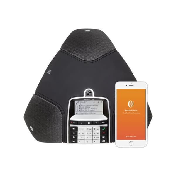 Konftel 300IPx VoIP Konferenstelefon - Lakritssvart - HD OmniSound - Mångsidig