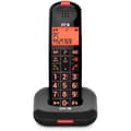 Miniatyrbild 1 av 4: SPC Comfort Kairo - Trådlös seniortelefon, stora knappar, förstärkt ljud, hörapparatkompatibel, samtalsblockering - Svart