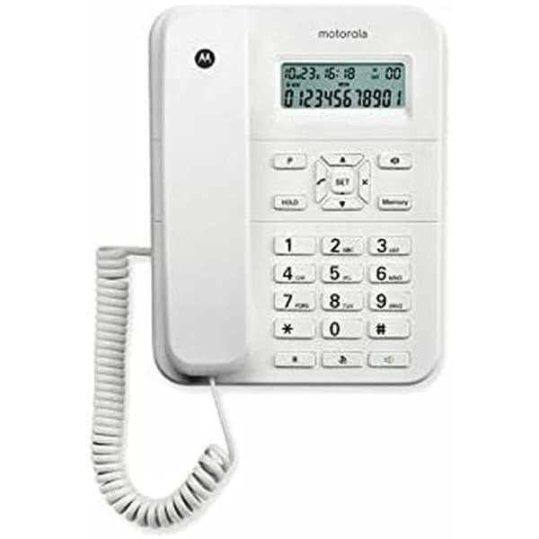Fastnettelefon Motorola Hvid