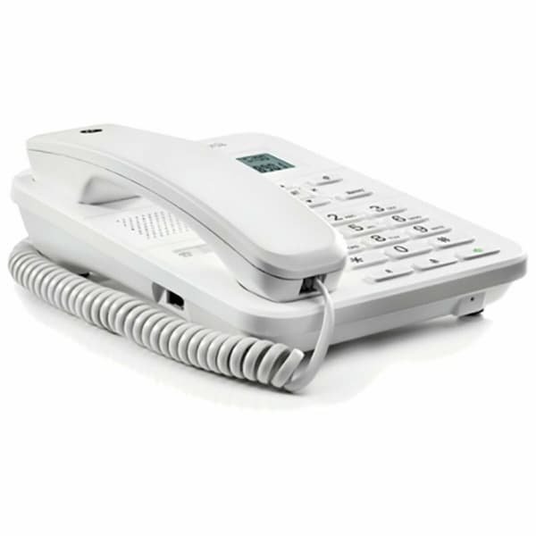 Fastnettelefon Motorola Hvid